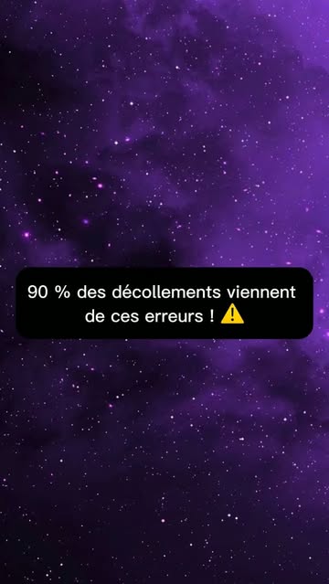 3 erreurs qui causent des d&eacute;collements (et qu&rsquo;on &eacute;vite ici)  1️⃣&nbsp;Pr&eacute;paration ...